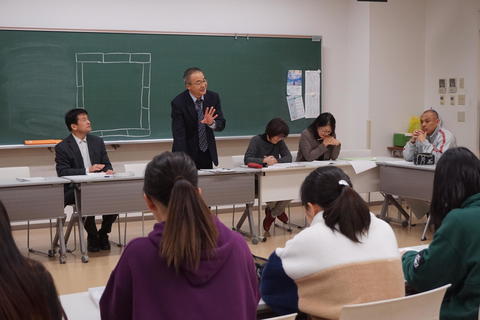高木学科長による挨拶