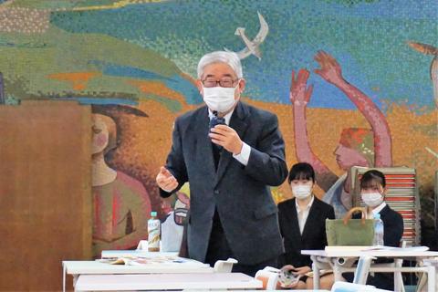 宮田学長からアドバイスをいただきました