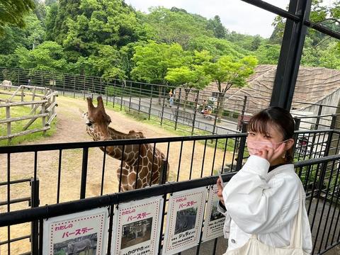 このキリンさん、私と同じ誕生日！