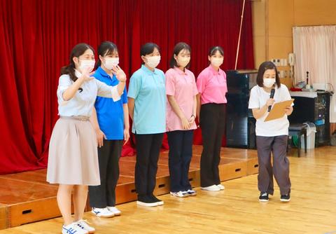 音楽表現ゼミ学生4名も学びのために参加しました