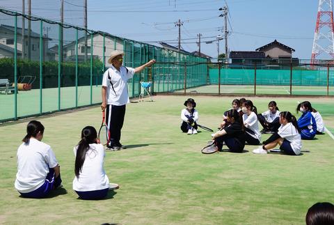 基本の打ち方について、解説を聞きます