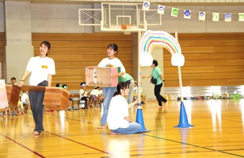 予行演習にも参加したのでテキパキと動いています