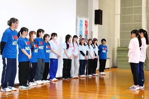 2年生の実行委員のみなさんへ1年生からお礼の言葉