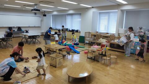 託児コーナー  E館2階小児保健実習室
