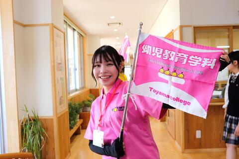 キャンパス内にある自慢の付属幼稚園をご案内します！