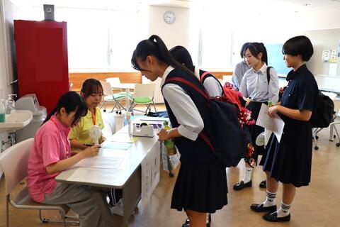 次回は「入試説明会」